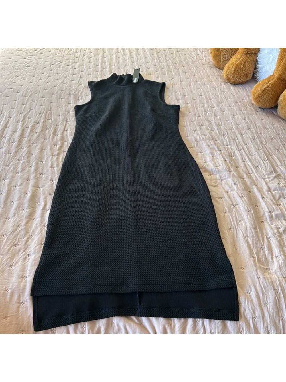 APT.9 black mock neck dress - Picture 2 of 5